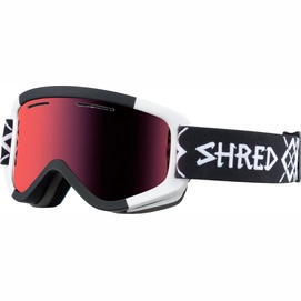 Skibrille Shred Wonderfy Bigshow Black White / Blast CBL Green Unisex