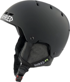 Ski Helmet Shred Bumper Noshock Blackout Black