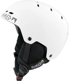 Skihelm Shred Bumper Whiteout Weiß