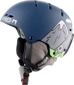 Skihelm Shred Bumper NoShock Needmoresnow Navy Neon