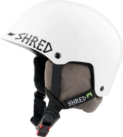 Ski Helmet Shred Half Brain D-Lux Bleach White