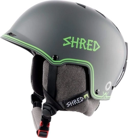Skihelm Shred Half Brain D-Lux Bigshow Grey Green