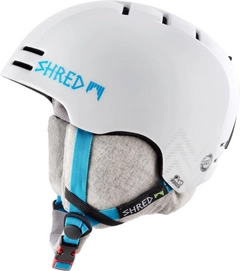 Skihelm Shred Slam Cap Noshock Hey Pretty Girl White