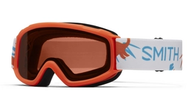 Smith Sidekick Junior Neon Orange Dinos Frame Rose Copper Skibril