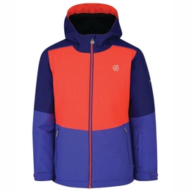 Ski Jacket Dare2B Girls Aviate Simply Purple Fiery Coral