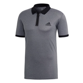 Polo Adidas Hommes Escouade Black Shock Cyan