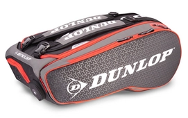 Tennistasche Dunlop Performance 12R Bag Black Red