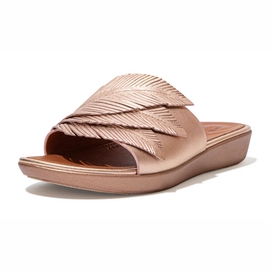 FitFlop Women Sola Feather Slides Rose Gold-Schoenmaat 37