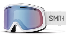 Skibrille Smith Drift White / Blue Sensor Mirror Damen