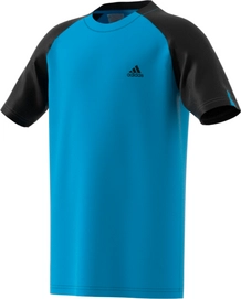 Tennis Shirt Adidas Boys Club Tee Shock Cyan Black