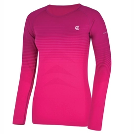 Undershirt Dare2B Women In The Zone LS Cyber Pink Gradient
