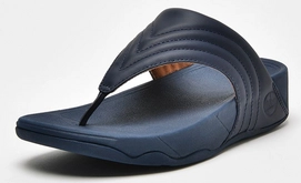 FitFlop Women Walkstar Toe Post Leather Midnight Navy