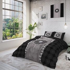 Dekbedovertrek Dreamhouse Diamond Secret Black Katoen
