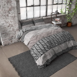 Dekbedovertrek Dreamhouse Elin Taupe Flanel