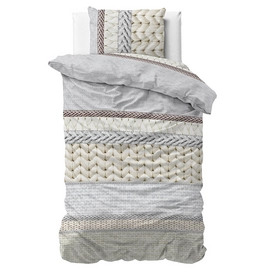 Dekbedovertrek Dreamhouse Knitty Cream Flanel_6