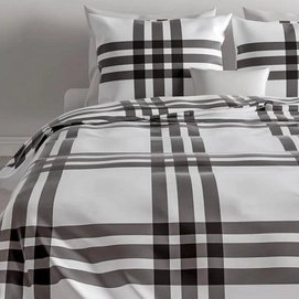 Dekbedovertrek Zo! Home Square Grey Flanel