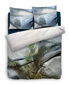 Dekbedovertrek Heckett & Lane Dewy Blauw Satijn