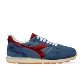 Diadora Camaro Used Dark Denim Ferrari Red Italy