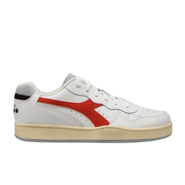 Sneaker Diadora Mi Basket Low Icona White Ferrari Red Italy Herren