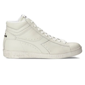 Sneaker Diadora Game L High Waxed Bianco Bianco Bianco Unisex-Schuhgröße 42