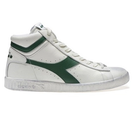 Sneaker Diadora Game L High Waxed Bianco Fogliame Unisex-Schuhgröße 41