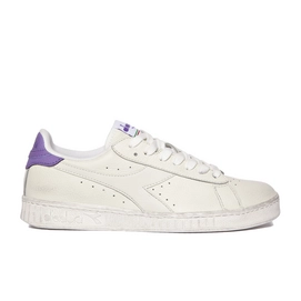 Sneakers Diadora Women Game L Low Waxed White Light Violet-Shoe size 37