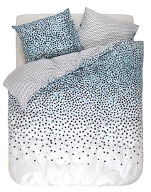 Taies d'oreiller Esprit Dila Blue Satin de Coton (65 x 65 cm)