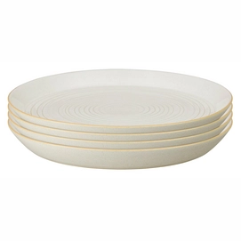 Plate Denby Impression Cream 26 cm (Set of 4)