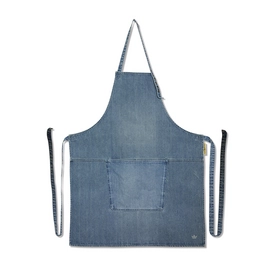 Tablier Dutchdeluxes Reversible Serie Apron Dirty Blue Very Yellow