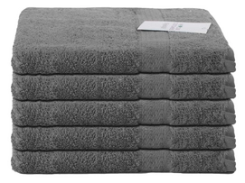 Serviette de Douche Nightlife Anthracite (70 x 140 cm) (set de 5)