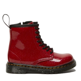 Boots Dr. Martens Toddler 1460 Bright Red Cosmic Glitter-Shoe size 24