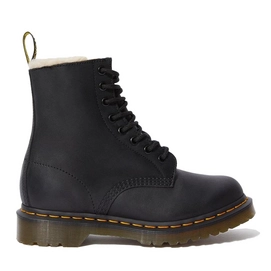 Boots Dr. Martens Womens 1460 Serena Black Burnished Wyoming-Shoe size 37