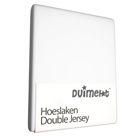 Hoeslaken Duimelot Kinder Wit (Double Jersey)-60/70 x 120/140/150 cm