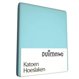 Spannbettlaken Duimelot Kinder Aqua (Baumwolle)