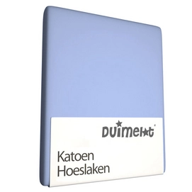 Katoenen Hoeslaken Duimelot Kinder Bleu