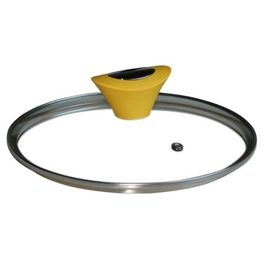 Glasdeksel Durandal Geel 20 cm