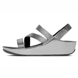 Sandaal FitFlop Crystall™ Z-Strap Sandal Pewter