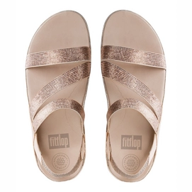 Sandaal FitFlop Crystall™ Z-Strap Sandal Rose Gold
