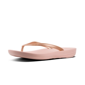 FitFlop IQushion Ergonomic Flipflop Nude/Rose Gold Mix