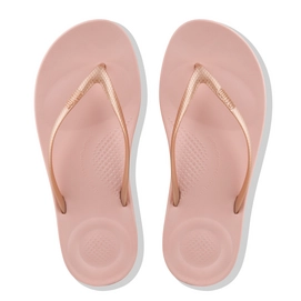 Slipper FitFlop IQushion™ Ergonomic Flipflop Nude/Rose Gold Mix