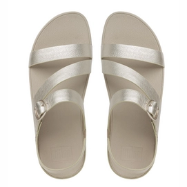 Sandaal FitFlop The Skinny™ Z-Cross Sandals Leather Pale Gold