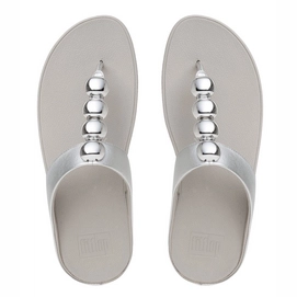 FitFlop Rola Leather Silver