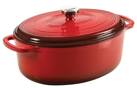 Braadpan Lodge EC7OD43 Rood 29 cm
