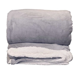Plaid Unique Living Lars XL Gris