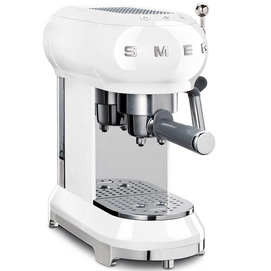 Espressomaschine Smeg ECF01WHEU 50 Style Weiß
