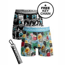 Boxer Shorts Muchachomalo King Of Rock & Roll Men Print 2-Pack