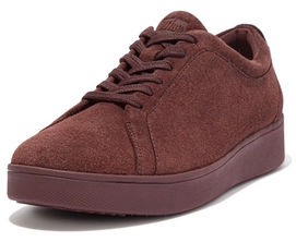 FitFlop Women Rally Tennis Sneaker Tonal Suede Oxblood