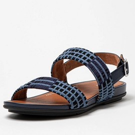 FitFlop Women Gracie Sandal Art Denim Midnight Navy