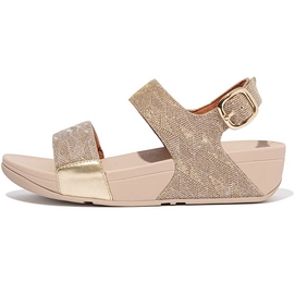 Sandale FitFlop Lulu Sandal Geo Glitz Platino Damen-Schuhgröße 36