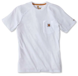 T-Shirt Carhartt Men Force Cotton T-Shirt S/S White